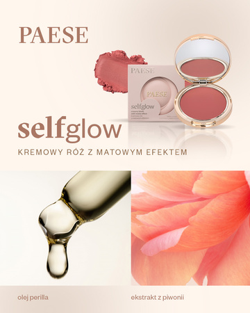 SELFGLOW kremowy róż z matowym efektem 8g